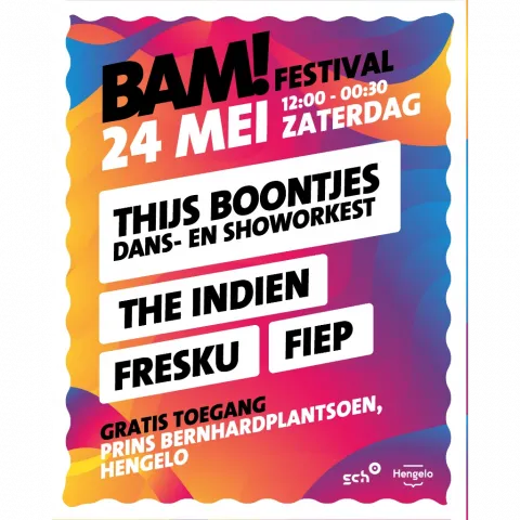 BAM! Festival 2025 - 𝗕𝗔𝗠! 𝗣𝗿𝗲𝘀𝗲𝗻𝘁𝘀: de eerste namen! 🤩