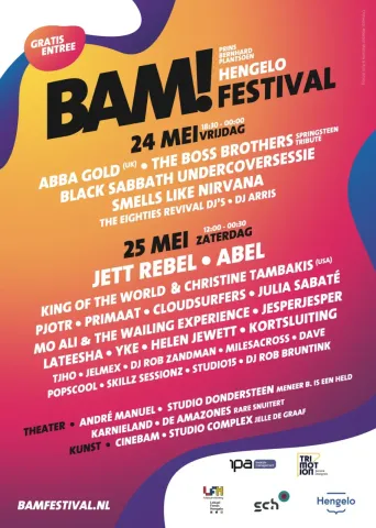 Poster BAM! Festival 2025 - 2024