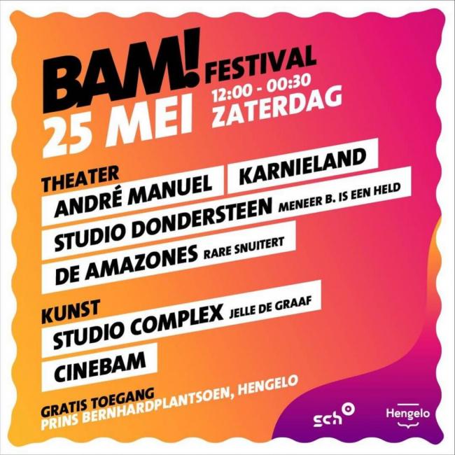 BAM! Presents theater en kunst!